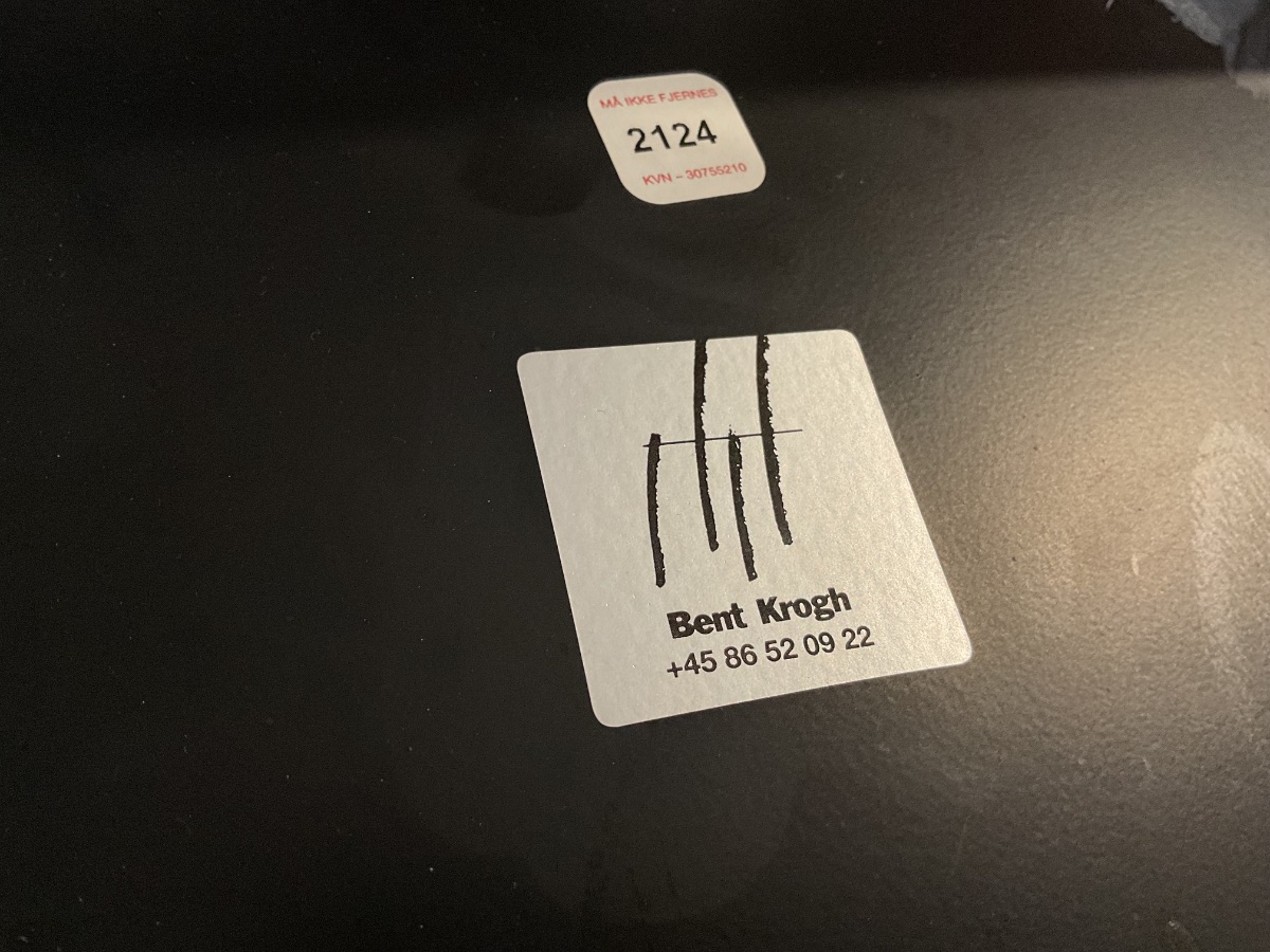 Bent Krogh barstol - Billede 2