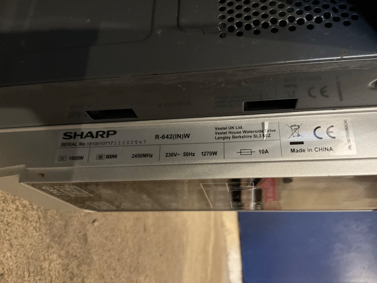 Sharp mikrobølgeovn - Billede 4