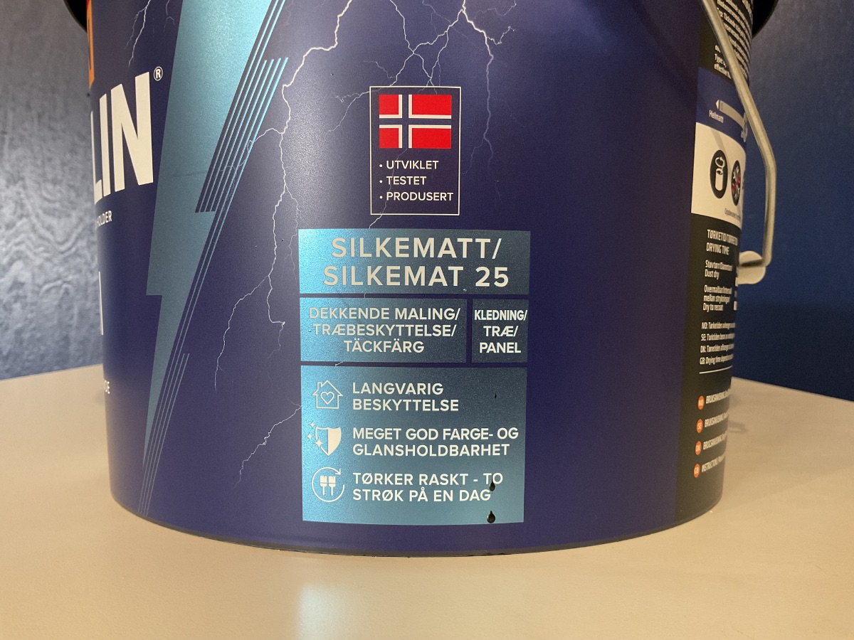 Sort Jotun Drygolin træmaling | 9 L - Billede 2
