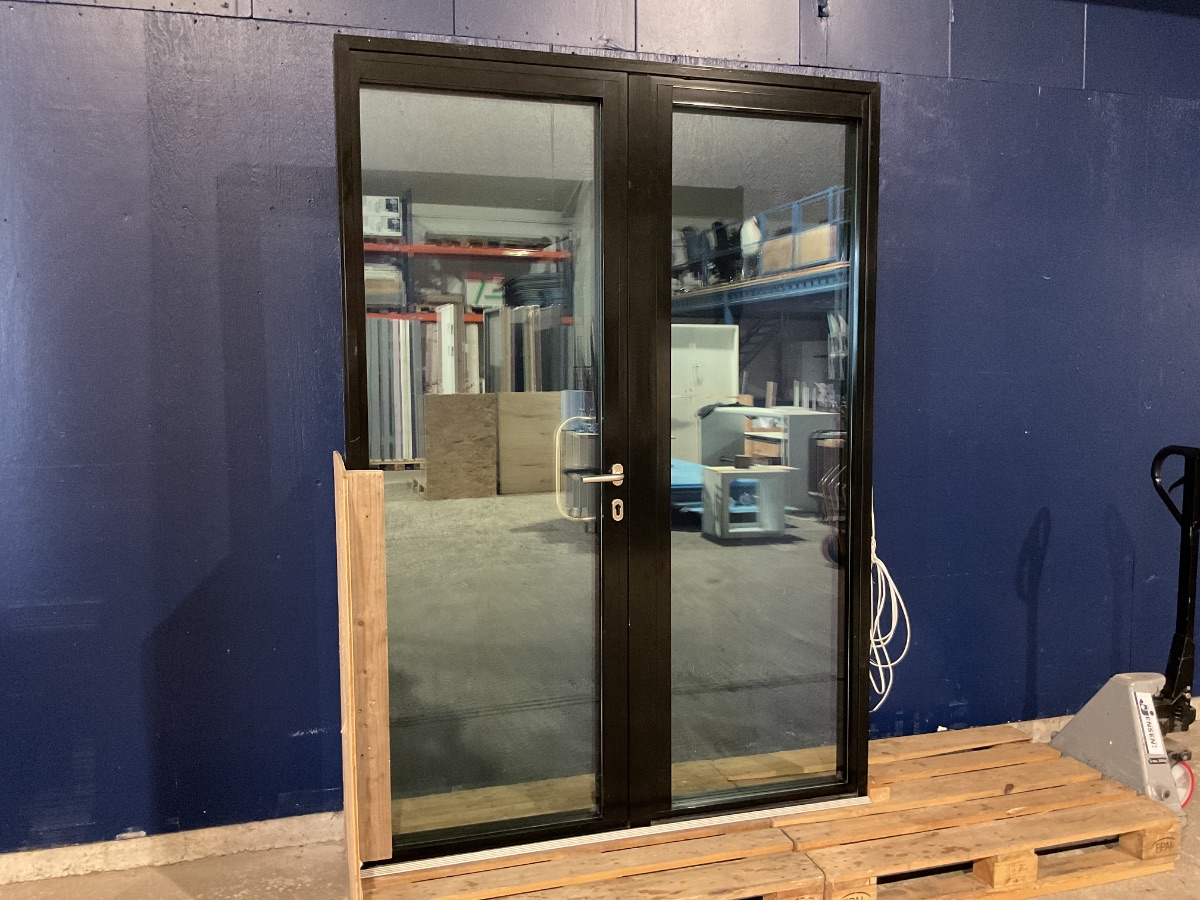 Butiksdør med sikkerhedsglas - Billede 2