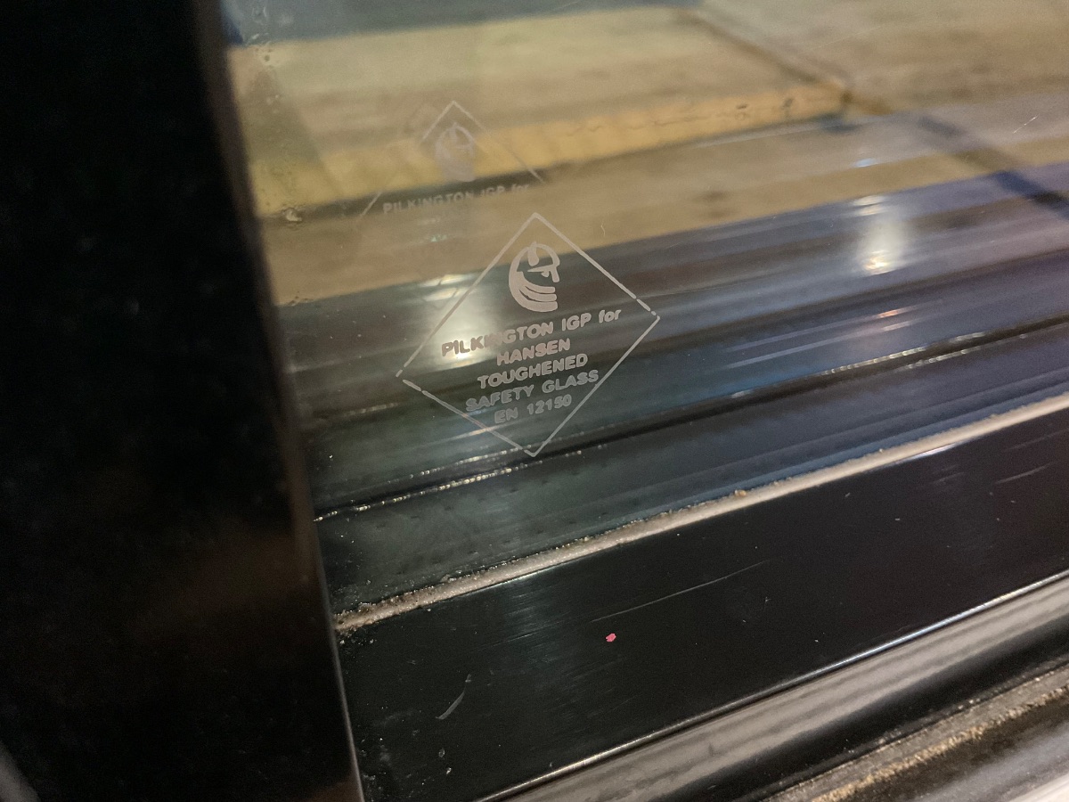 Butiksdør med sikkerhedsglas - Billede 3