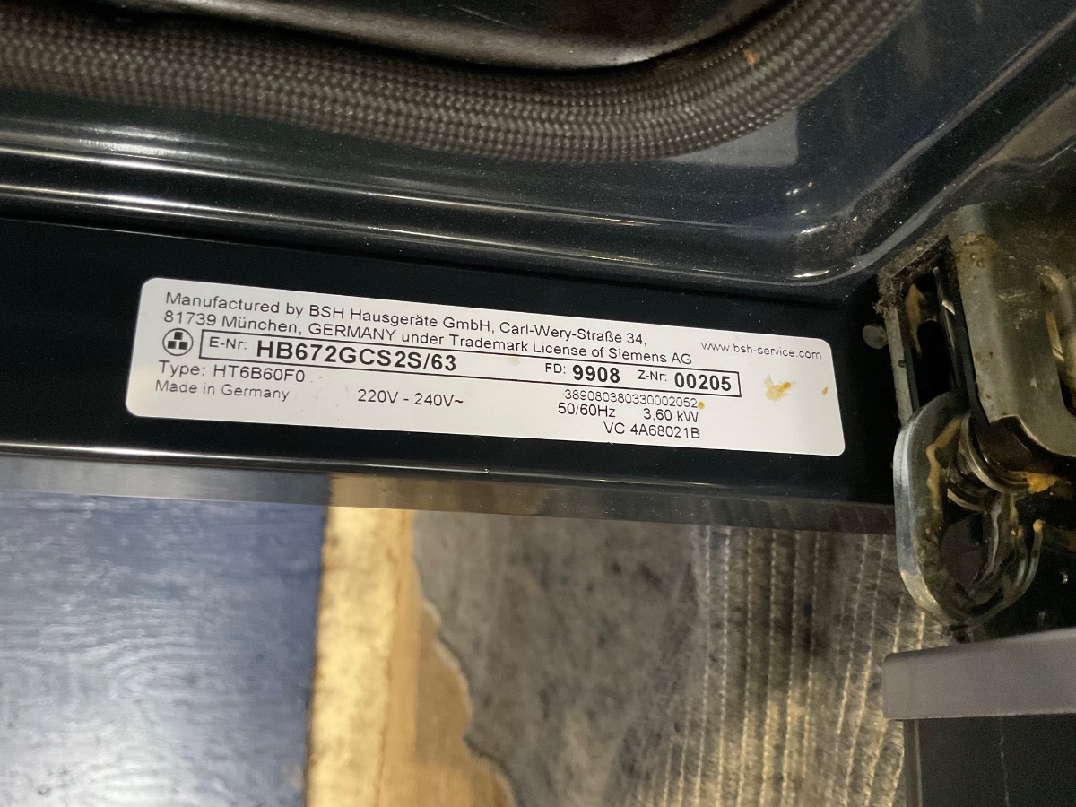 Siemens indbygningsovn - Billede 4