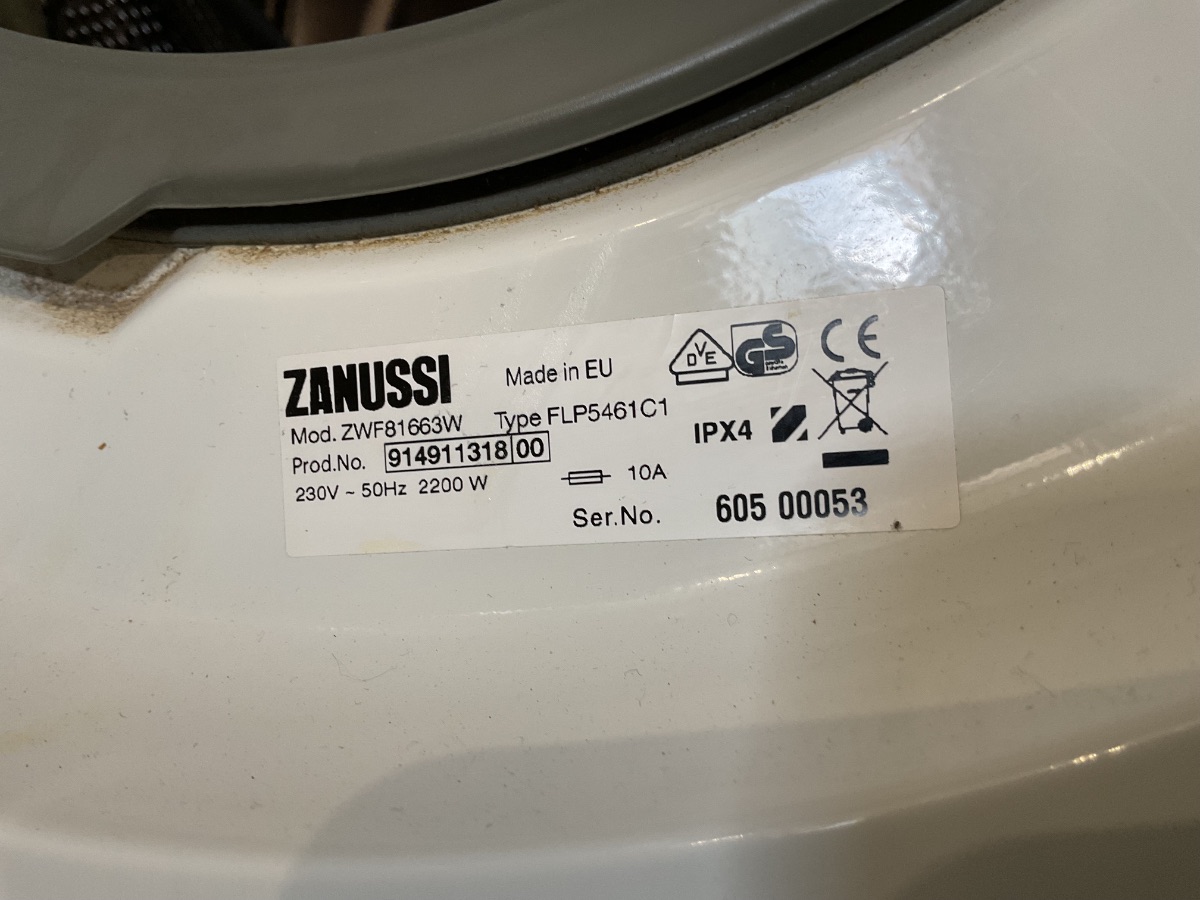 Zanussi vaskemaskine - Billede 6