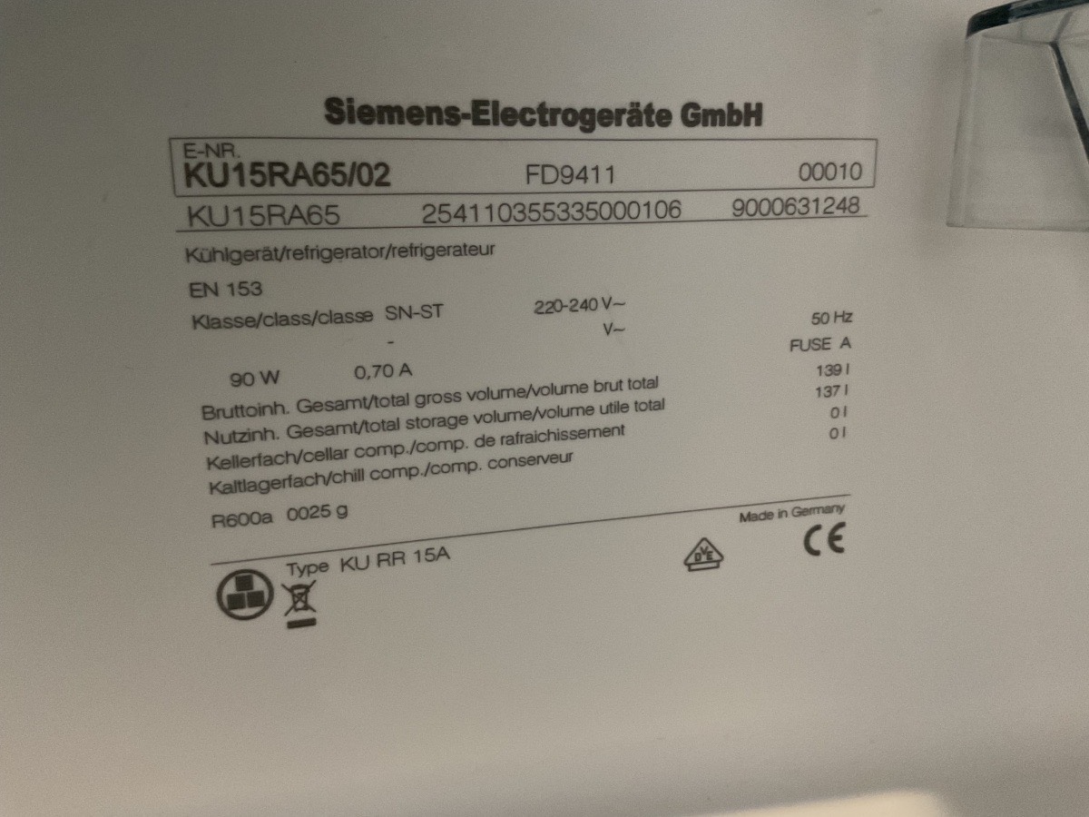 Siemens Køleskab - Billede 3
