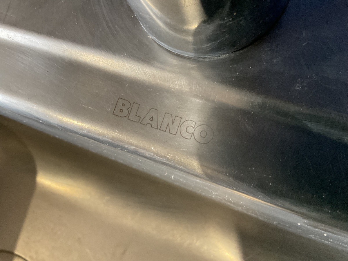 Blanco stålvask med armatur - Billede 2