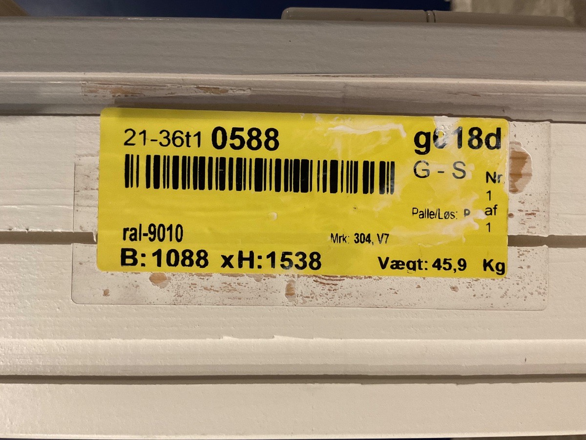 Outrup Dannebrogsvindue - Billede 4