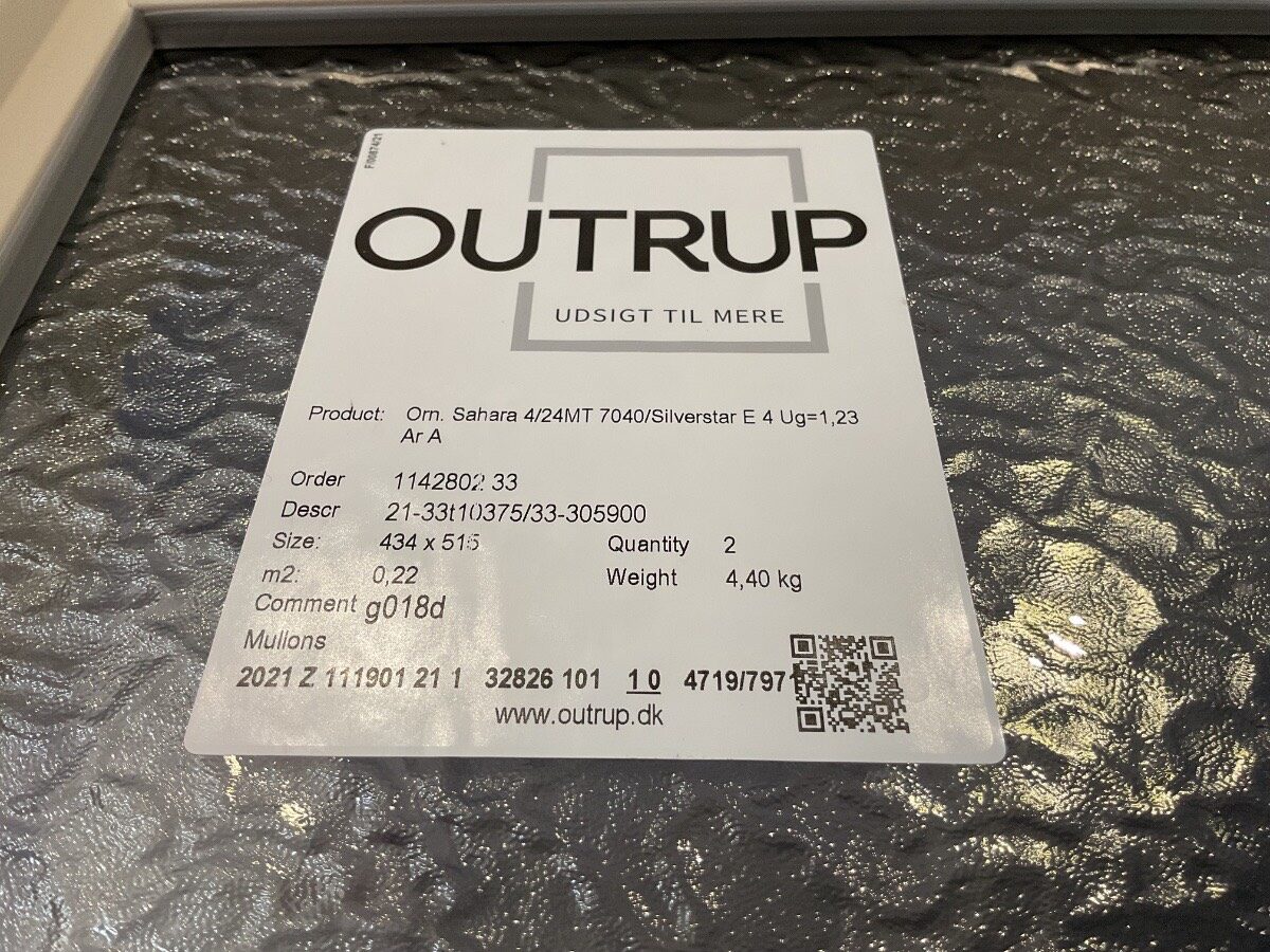 Outrup Dannebrogsvindue - Billede 5