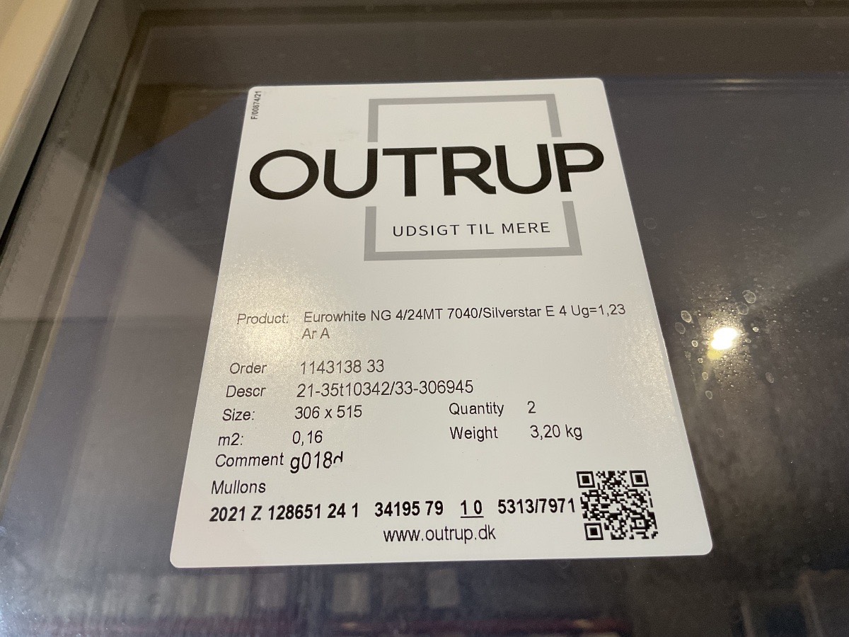 Outrup Dannebrogsvindue - Billede 3