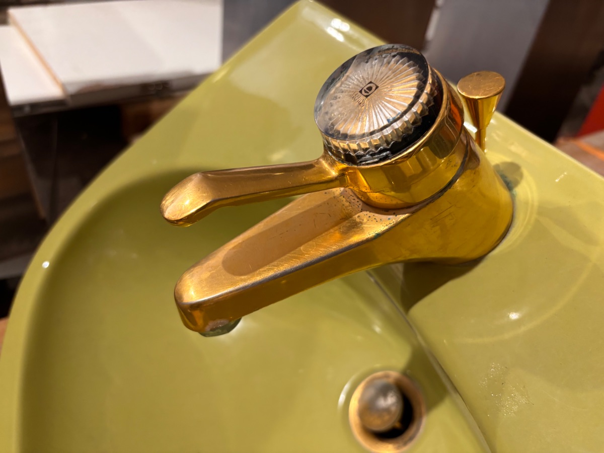 Retro håndvask med ideal standard armatur - Billede 2