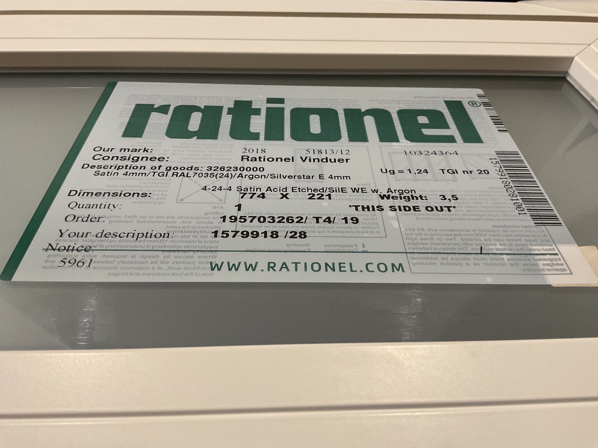 Rationel Vinduesparti - Matteret - Billede 4