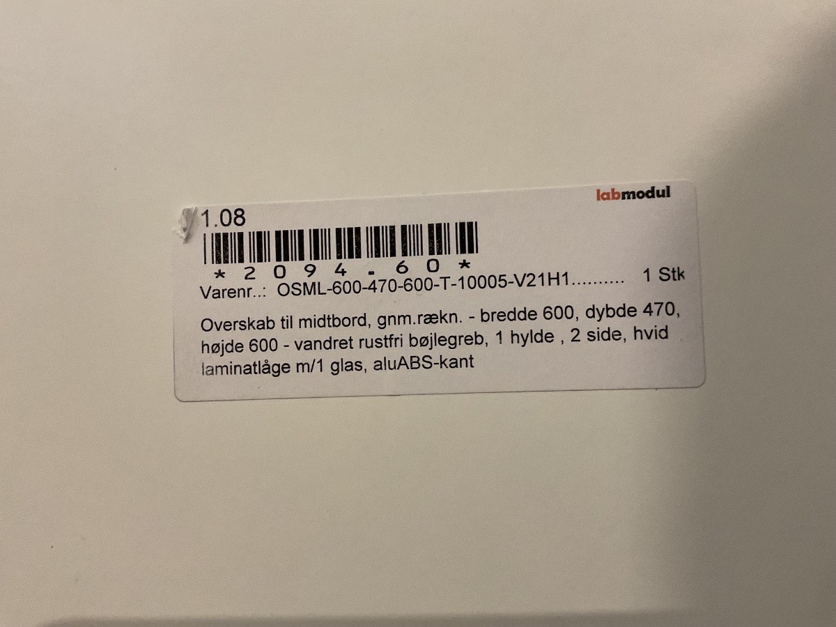 Labmodul Overskab - Billede 3