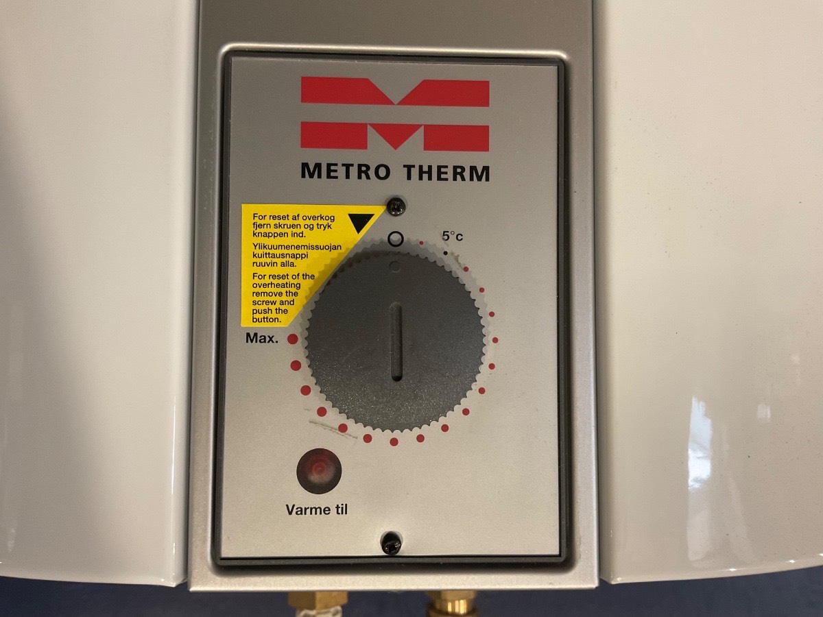 Metro Therm El-vandvarmer 30 liter, model 907 - Billede 2