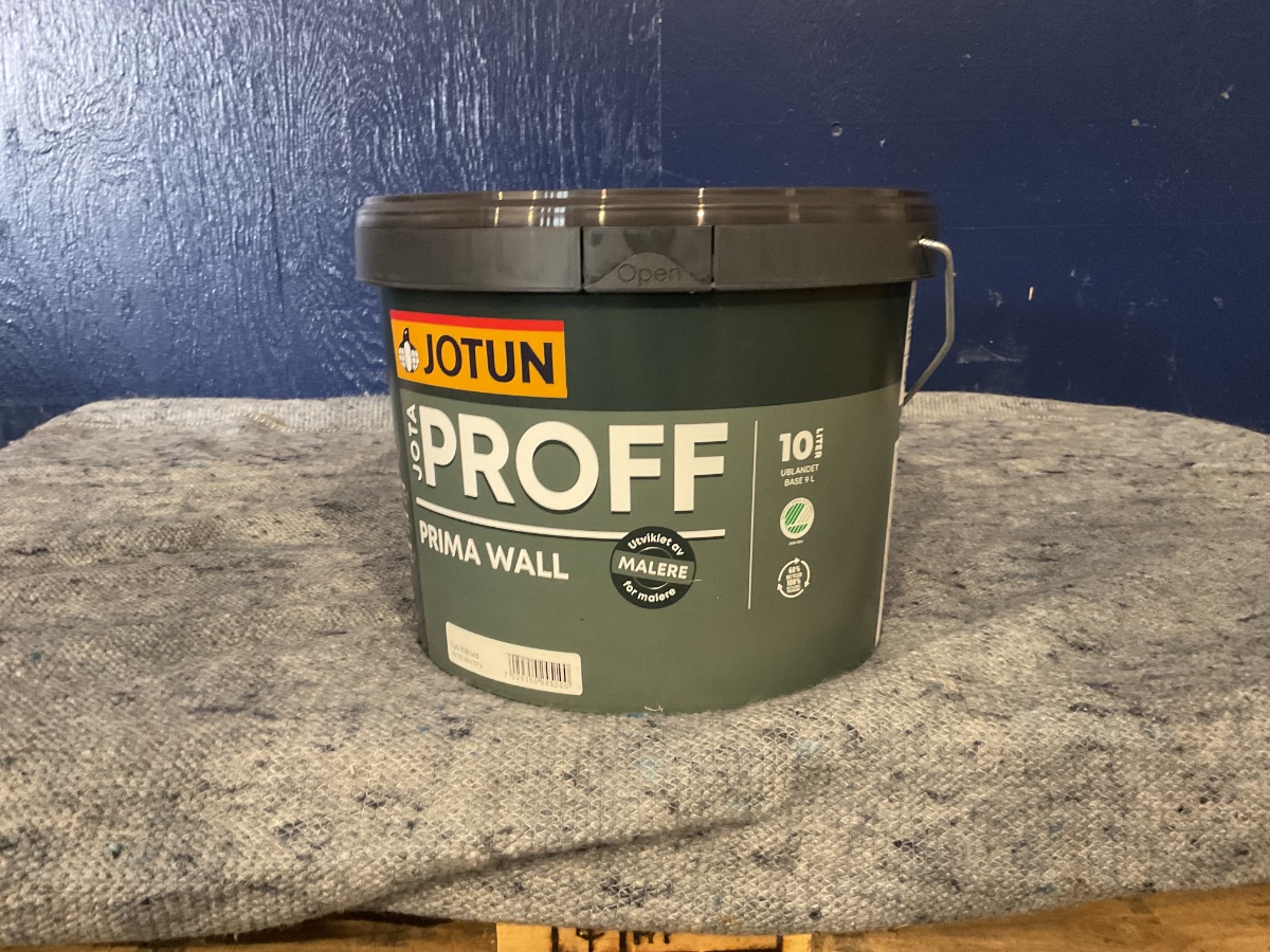 Lys råhvid Jotun jotaproff prima wall glans 10 | 9L