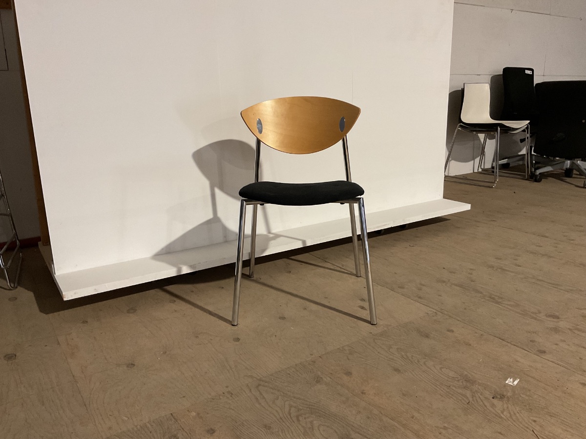 Sort Randers Radius Must stol - Billede 2