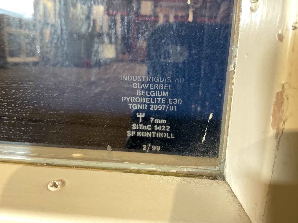 Indvendig dør m. Sikkerhedsglas - Billede 4