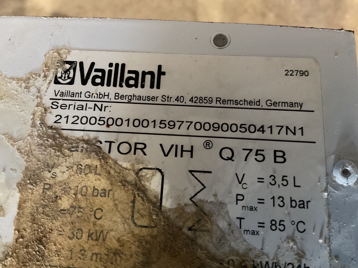 Vaillant Gasfyr + Vaillant Vandbeholder 60 Liter - Billede 9
