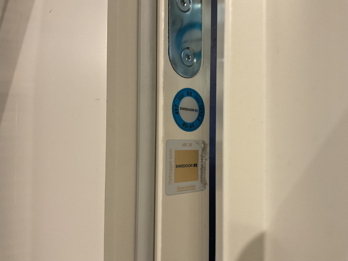 Brand/Lyddør BD60 dB35 - Billede 3