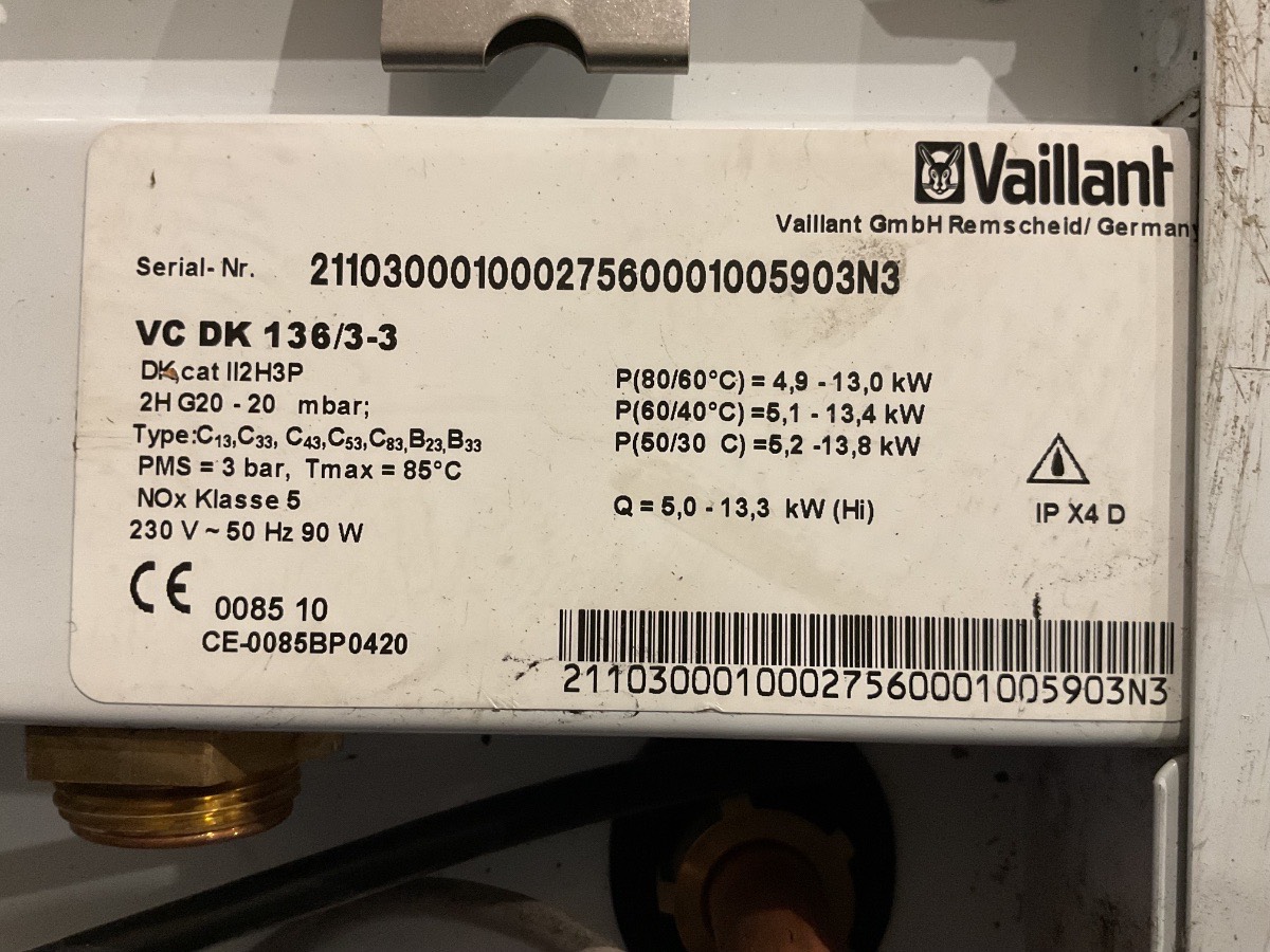Valliant EcoTec pro Gasfyr - Billede 5
