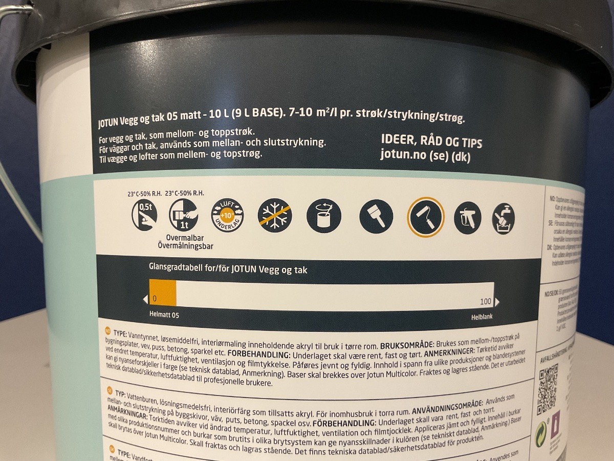 Jotun Væg Og Loft | 9 L - Billede 2