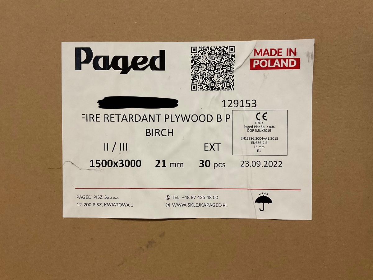 Hardwood Plywood Birk 21mm - Krydsfiner - Billede 3