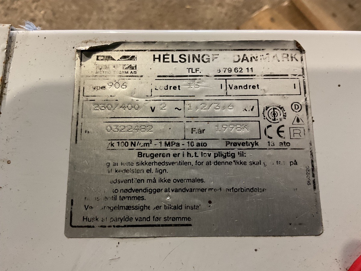 Metro Therm type 906 | 14 Liter - Billede 3