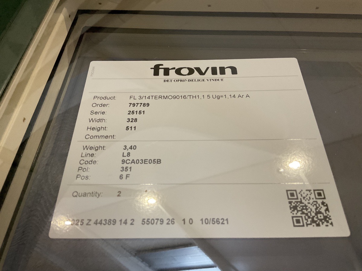 Frovin Dannebrogsvindue - Billede 5