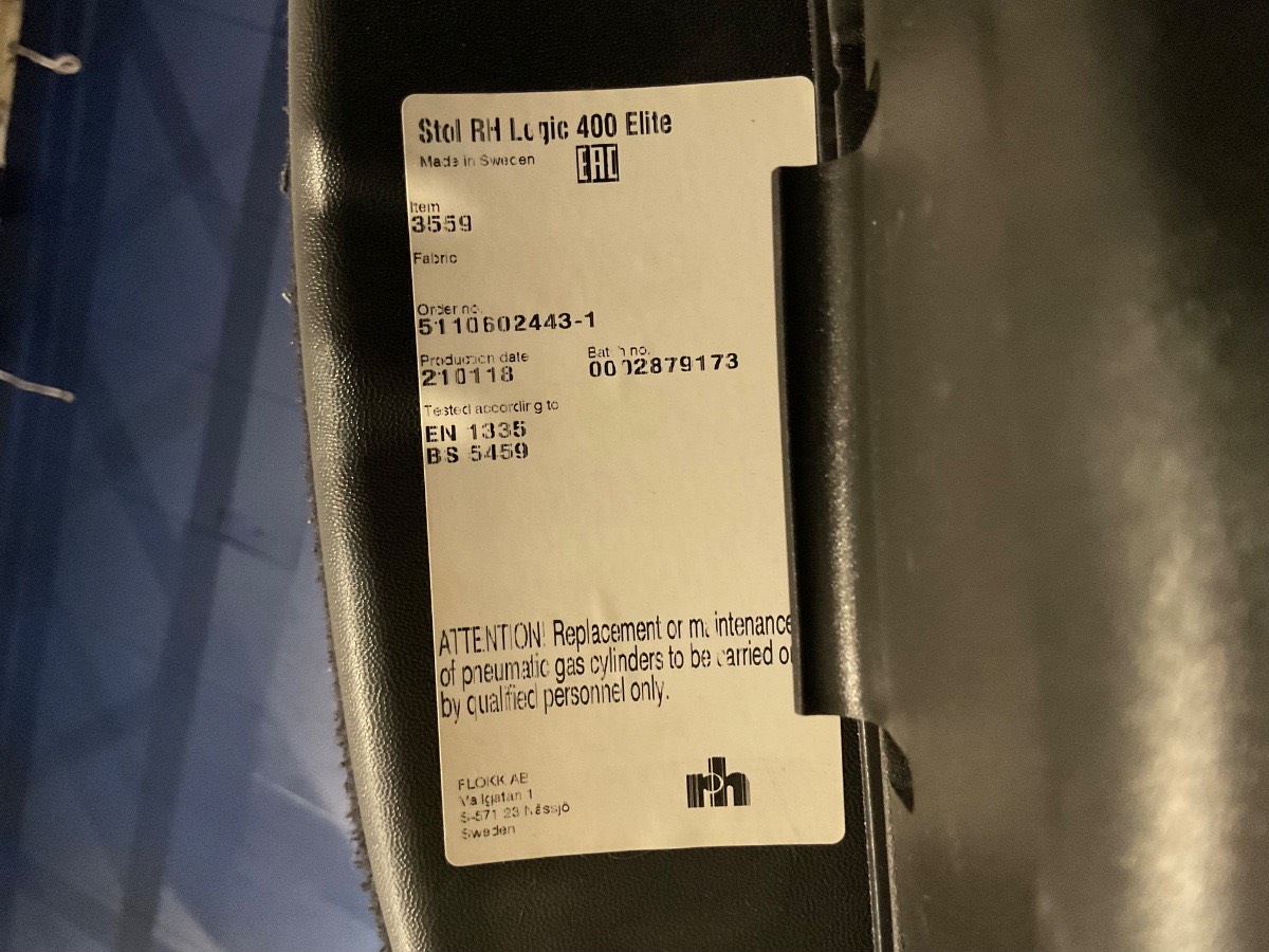 RH Logic 400 Elite Kontorstol - Billede 2