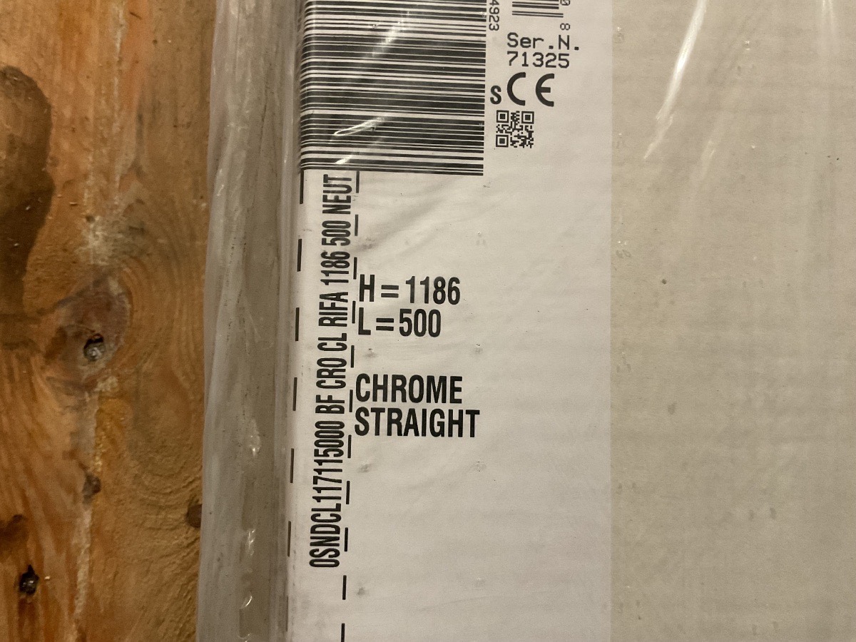 Håndklædevarmer på vand | Chrome Straight - Billede 3