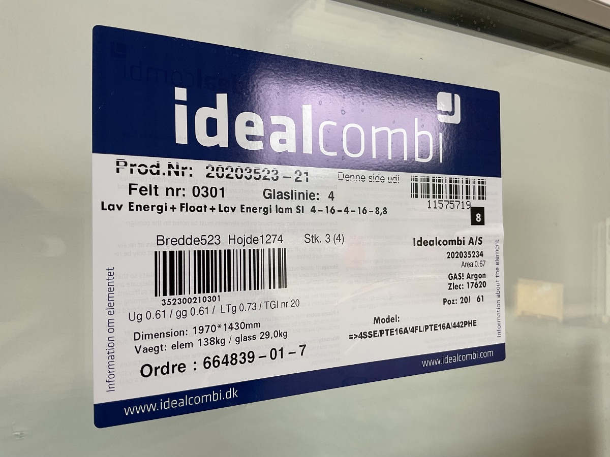 Idealcombi Vinduesparti - Billede 3