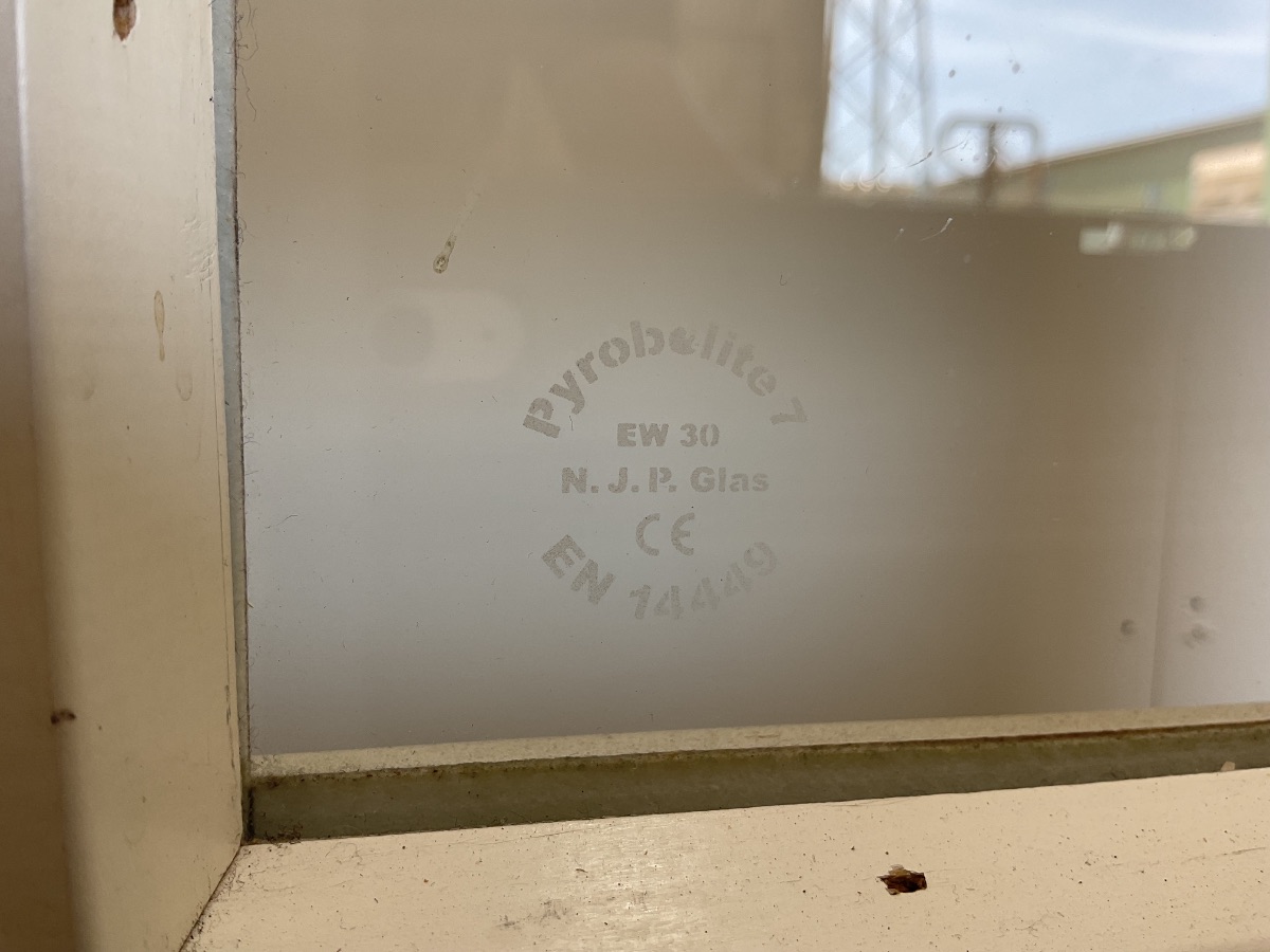 Indvendig Dør m. Glas - Ikke Matteret - Billede 3