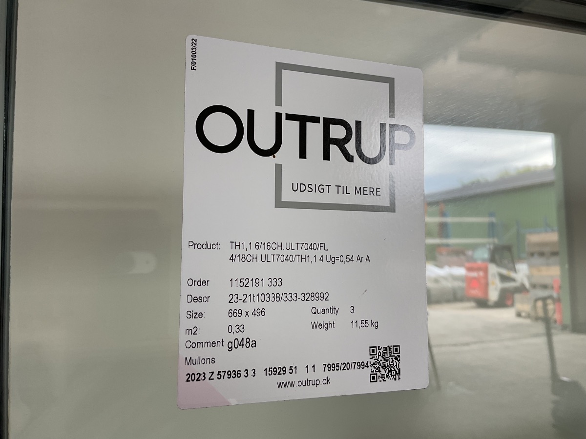 Outrup Dannebrogsvindue m. Redningsfunktion - Billede 8