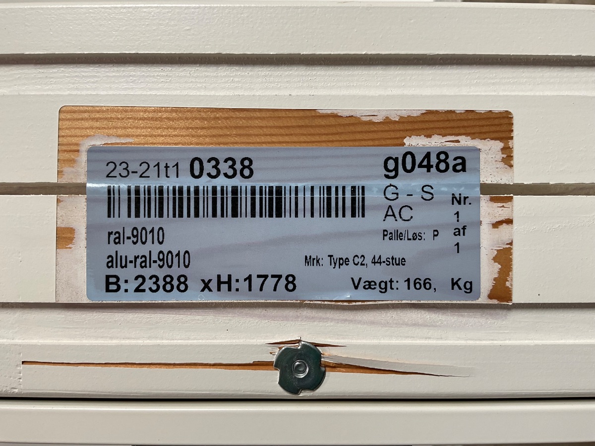 Outrup Dannebrogsvindue m. Redningsfunktion - Billede 9