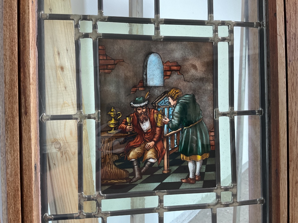 Karnapvindue med Blyindfattede Ruder - Billede 8