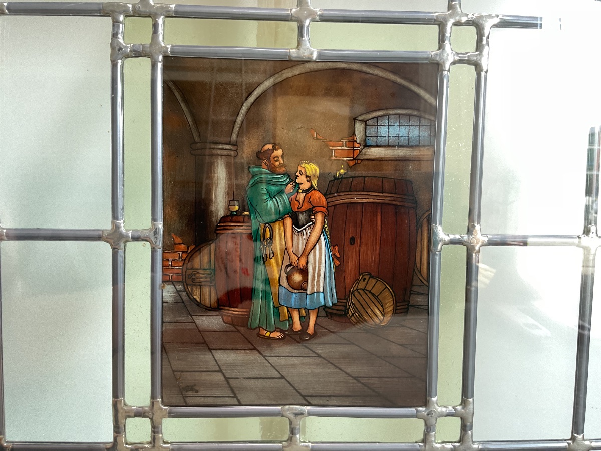 Karnapvindue med Blyindfattede Ruder - Billede 6