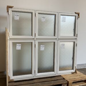Outrup Dannebrogsvindue - Frostet Glas